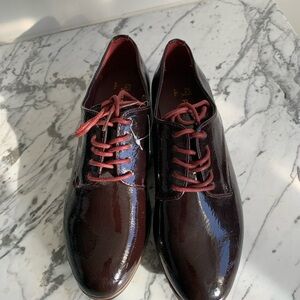 Burgundy Patent Shoes 8